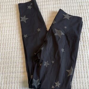 Aerie Chill. Play. Move. High-Waisted Star Print Leggings – Size Medium